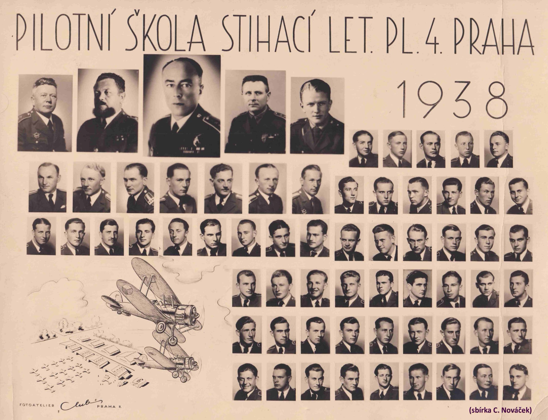 C. Nováček v horní řadě pátý zprava.